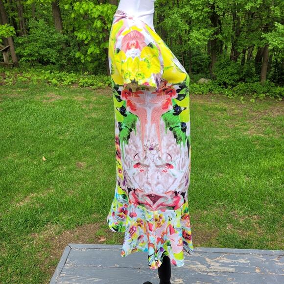 Prabal Gurung for Target Tropical Floral T-shirt Dress size S/P - Picture 4 of 10